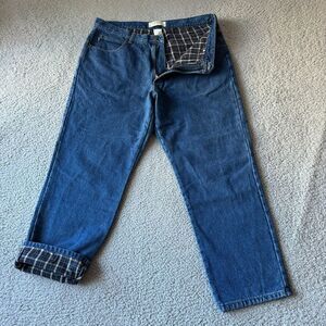 NEW Vintage LL Bean Jeans Mens 38x29 Blue Double L Blanket Lined Denim‎ Classic